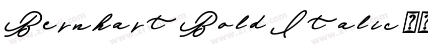 Bernhart Bold Italic字体转换 Bernhart Bold Italic字体转换